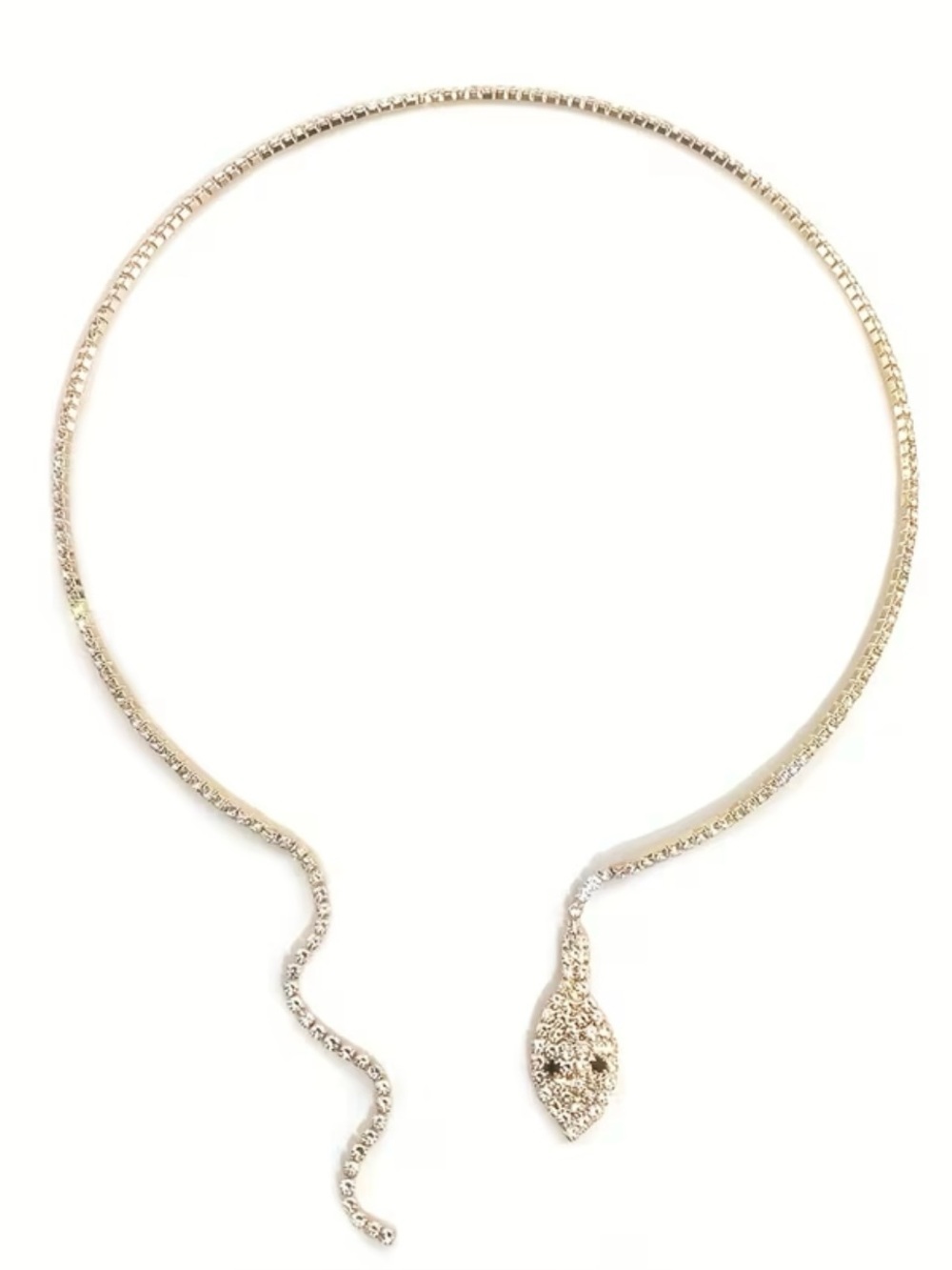 NEW❗️Elegant Crystal Snake Lariat Necklace. Luxury Snake Necklace 🐍 (A0-3)